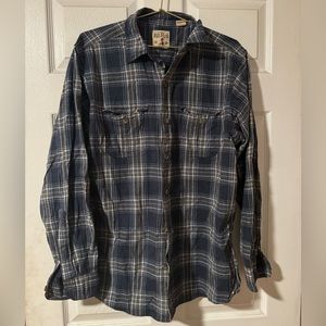 Blue flannel shirt